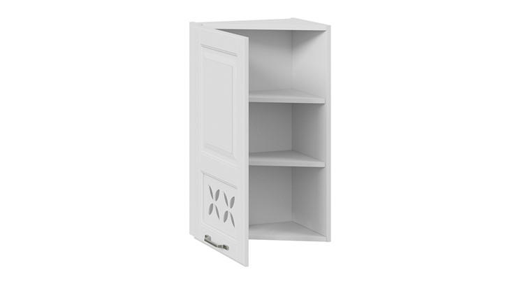 Кухонный торцевой шкаф Скай ВТ_72-40(45)_1ДРД(R) (Белоснежный софт) в Южно-Сахалинске - изображение 1