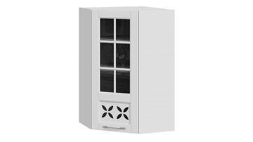 Кухонный угловой шкаф Скай ВУ45_96-(40)_1ДРДc(L) (Белоснежный софт) в Южно-Сахалинске