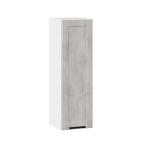 Кухонный шкаф 300 высокий Джамис ЛД 296.410.000.024, Белый/Белый камень в Южно-Сахалинске - предосмотр