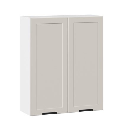 Навесной кухонный шкаф 800 высокий Джамис ЛД 296.460.000.113, Белый/Кашмир в Южно-Сахалинске - изображение
