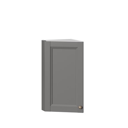 Шкаф на кухню Амели-3 350 окончание ЛД 299.690.000.059, Белый/Оникс серый в Южно-Сахалинске - изображение