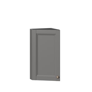 Кухонный навесной шкаф Амели-3 350 окончание ЛД 299.690.000.060, Черный/Оникс серый в Южно-Сахалинске - предосмотр