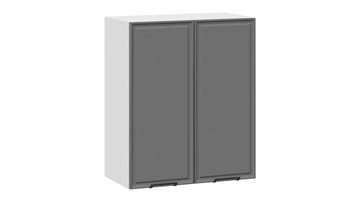 Кухонный шкаф Белладжио 1В6 (Белый, Софт графит) в Южно-Сахалинске - предосмотр