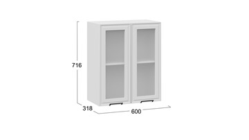 Кухонный шкаф Белладжио 1В6С (Белый, Фон белый) в Южно-Сахалинске - предосмотр 2