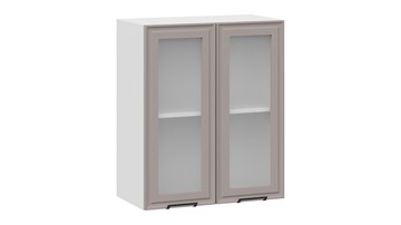 Кухонный шкаф Белладжио 1В6С (Белый, Софт капучино) в Южно-Сахалинске - предосмотр