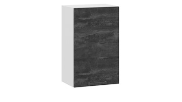 Настенный шкаф Детройт 1В45 (Белый/Угольный Камень) в Южно-Сахалинске - предосмотр
