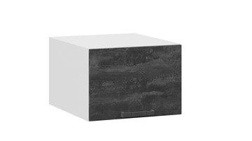 Кухонный навесной шкаф Детройт 1В5ГП (Белый/Угольный Камень) в Южно-Сахалинске