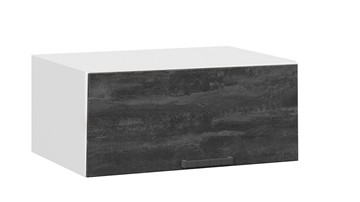 Настенный шкаф Детройт 1В8ГП (Белый/Угольный Камень) в Южно-Сахалинске - предосмотр