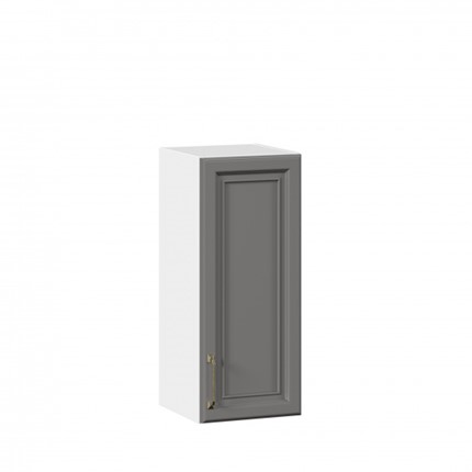 Настенный шкаф Джелатто 300 ЛД 241.310.000.100, Белый/Оникс серый в Южно-Сахалинске - изображение