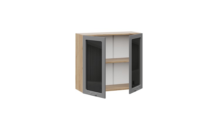 Кухонный шкаф Габриэлла 1В8С (Дуб Крафт золотой/Титан) в Южно-Сахалинске - изображение 1