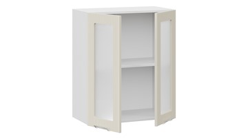 Навесной кухонный шкаф Кимберли 1В6С (Белый, Крем) в Южно-Сахалинске - предосмотр 1