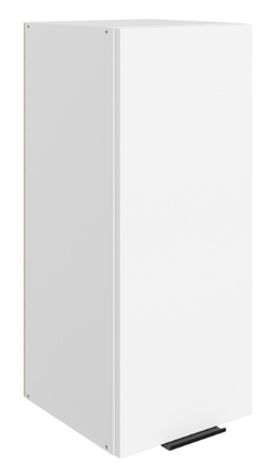 Шкаф на кухню Стоун L300 Н720 (1 дв. гл.) (белый/джелато софттач) в Южно-Сахалинске - изображение