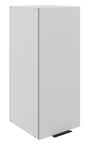 Навесной шкаф Стоун L300 Н720 (1 дв. гл.) (белый/лайт грей софттач) в Южно-Сахалинске