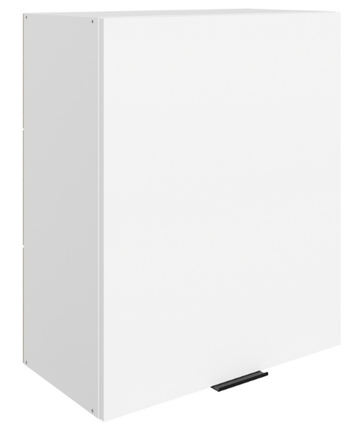 Кухонный шкаф Стоун L600 Н720 (1 дв. гл.) (белый/джелато софттач) в Южно-Сахалинске - изображение