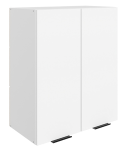 Кухонный шкаф Стоун L600 Н720 (2 дв. гл.) (белый/джелато софттач) в Южно-Сахалинске