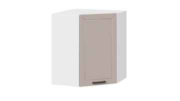 Кухонный угловой шкаф Лорас 1В6У (Белый/Холст латте) в Южно-Сахалинске - предосмотр