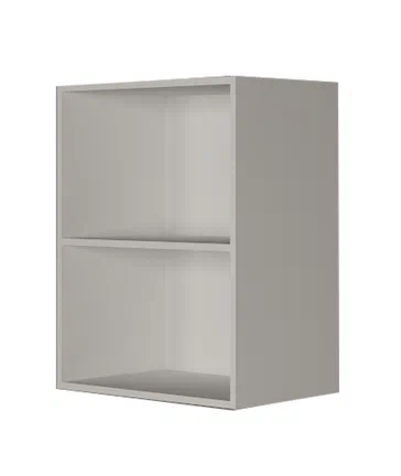 Навесной шкаф В7 60, Серый/Белый в Южно-Сахалинске - изображение 1