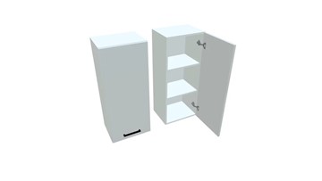 Кухонный шкаф В9 40, Белое гладкое Ламарти/Белый в Южно-Сахалинске - предосмотр