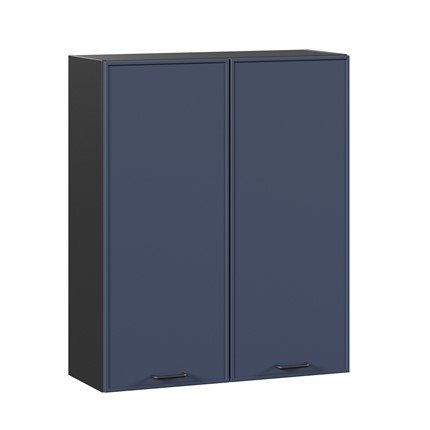 Кухонный шкаф высокий 800 Индиго 298.460.000.155, Чёрный/Тёмно-синий в Южно-Сахалинске - изображение