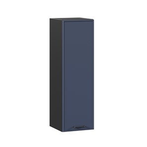Навесной кухонный шкаф высокий 300 Индиго ЛД 298.410.000.150, Чёрный/Тёмно-синий в Южно-Сахалинске - предосмотр