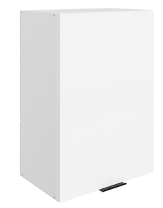 Навесной шкаф Стоун L500 Н720 (1 дв. гл.) (белый/джелато софттач) в Южно-Сахалинске - предосмотр
