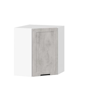 Кухонный угловой шкаф 600 Джамис ЛД 296.610.000.032, Белый/Белый камень в Южно-Сахалинске
