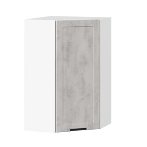 Шкаф кухонный угловой 600 высокий Джамис ЛД 296.620.000.033, Белый/Белый камень в Южно-Сахалинске