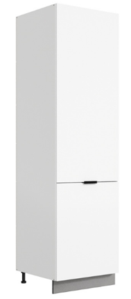 Шкаф-пенал Стоун 2 L600 (2 дв.гл.) (белый/джелато софттач) в Южно-Сахалинске - изображение