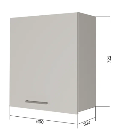 Сушильный шкаф для посуды ВС7 60, Дуб крафт/Белый в Южно-Сахалинске - изображение