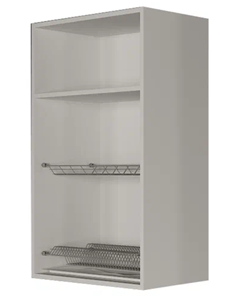 Сушильный шкаф для посуды ВС9 60, МДФ Софт бирюза/Антрацит в Южно-Сахалинске - предосмотр 1