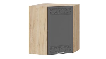 Угловой кухонный шкаф Долорес 1В6У (Дуб крафт золотой/Титан) в Южно-Сахалинске