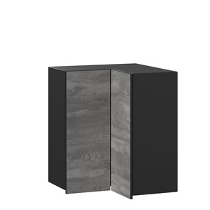 Кухонный шкаф Паола ЛД 590.500.000.084  (Черный/Камень железный) в Южно-Сахалинске - предосмотр