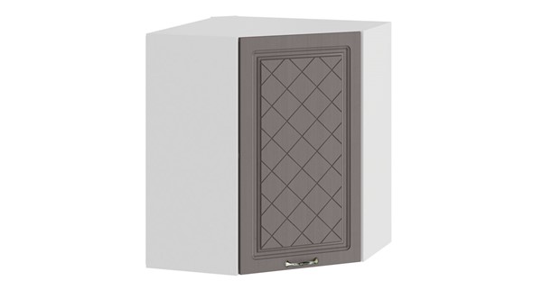 Кухонный угловой шкаф Бьянка 1В6У (Белый/Дуб серый) в Южно-Сахалинске - изображение