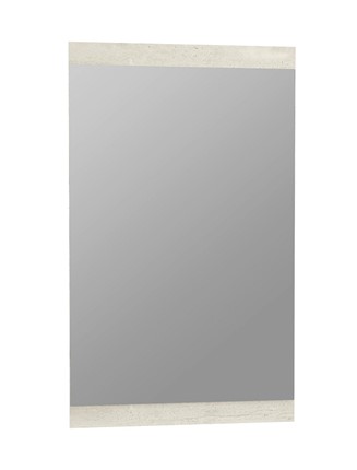 Навесное зеркало 33.13 - 01 Лючия, Бетон пайн белый/венге в Южно-Сахалинске - изображение