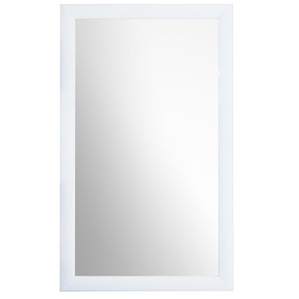 Навесное зеркало Катаро-1, Белый шелк в Южно-Сахалинске - изображение