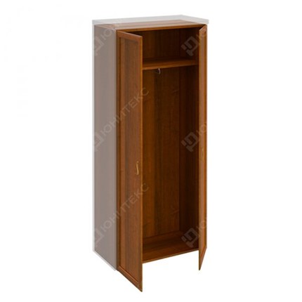 Шкаф для одежды Мастер, темный орех (90х45х208) МТ 311 в Южно-Сахалинске - изображение