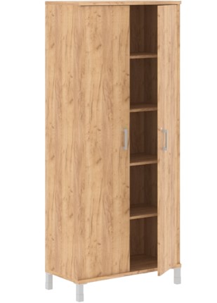 Шкаф Born В 430.7 дверь ДСП с замком 900х450х2054 мм, Дуб Бофорд в Южно-Сахалинске - изображение