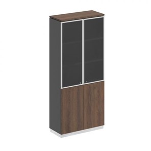 Шкаф для документов двери стекло Speech Cube (90x40x203.4) СИ 308 ДГ АР ДГ/ХР в Южно-Сахалинске