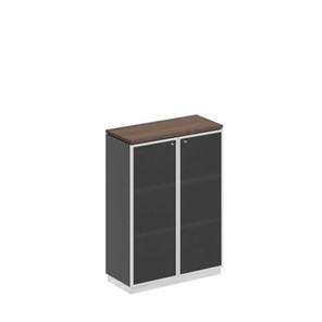 Шкаф для документов средний стекло в рамке Speech Cube (90x40x124.6) СИ 319 ДГ АР ХР в Южно-Сахалинске