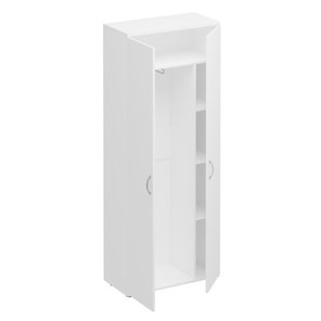 Шкаф для одежды с дополнением Комфорт КФ, белый премиум (80x38x200) К.531 ДШ в Южно-Сахалинске