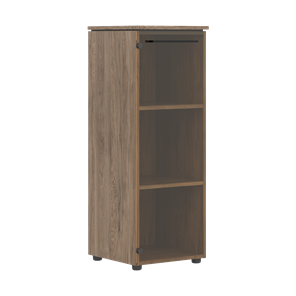 Шкаф колонна для офиса средней высоты MORRIS TREND Антрацит/Кария Пальмира MMC 42.1 (429х423х821) в Южно-Сахалинске - предосмотр