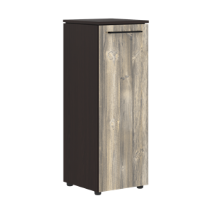 Шкаф колонна MORRIS Дуб Базель/Венге Магия MMC 42.1 (429х423х1188) в Южно-Сахалинске - предосмотр