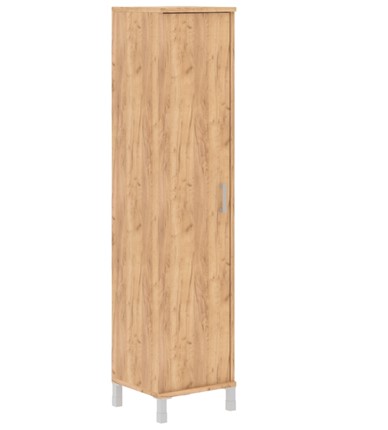 Шкаф Born В-431.6 L левый колонка высокая с глухой дверью 475х450х2054 мм, Дуб Бофорд в Южно-Сахалинске - изображение