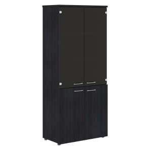 Шкаф с глухими низкими дверьми и топом XTEN Дуб Юкон XHC 85.2 (850х410х1930) в Южно-Сахалинске