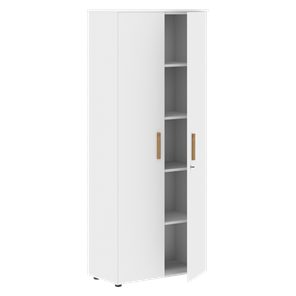 Широкий шкаф высокий FORTA Белый FHC 80.1(Z) (798х404х1965) в Южно-Сахалинске