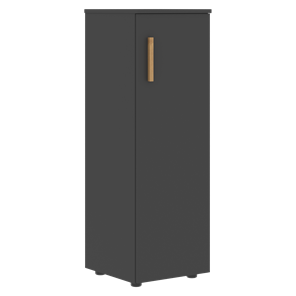 Средний шкаф колонна с правой дверью FORTA Черный Графит  FMC 40.1 (R) (399х404х801) в Южно-Сахалинске