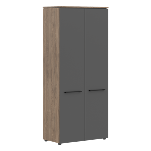 Шкаф гардероб с глухими дверьми MORRIS TREND Антрацит/Кария Пальмира MCW 85 (854х423х1956) в Южно-Сахалинске
