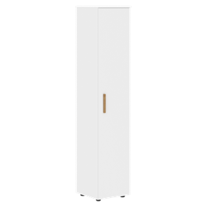 Высокий шкаф колонна с глухой дверью FORTA Белый FHC 40.1 (L/R) (399х404х1965) в Южно-Сахалинске