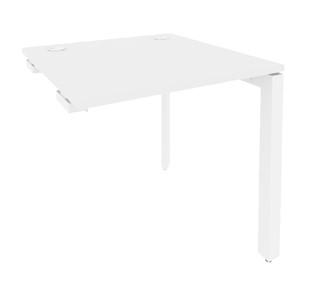 Приставной стол к тумбе O.MP-SPR-0.8 Белый/Белый бриллиант в Южно-Сахалинске