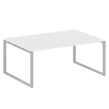 Стол переговоров БО.ПРГ-1.5 (Серый/Белый) в Южно-Сахалинске - изображение